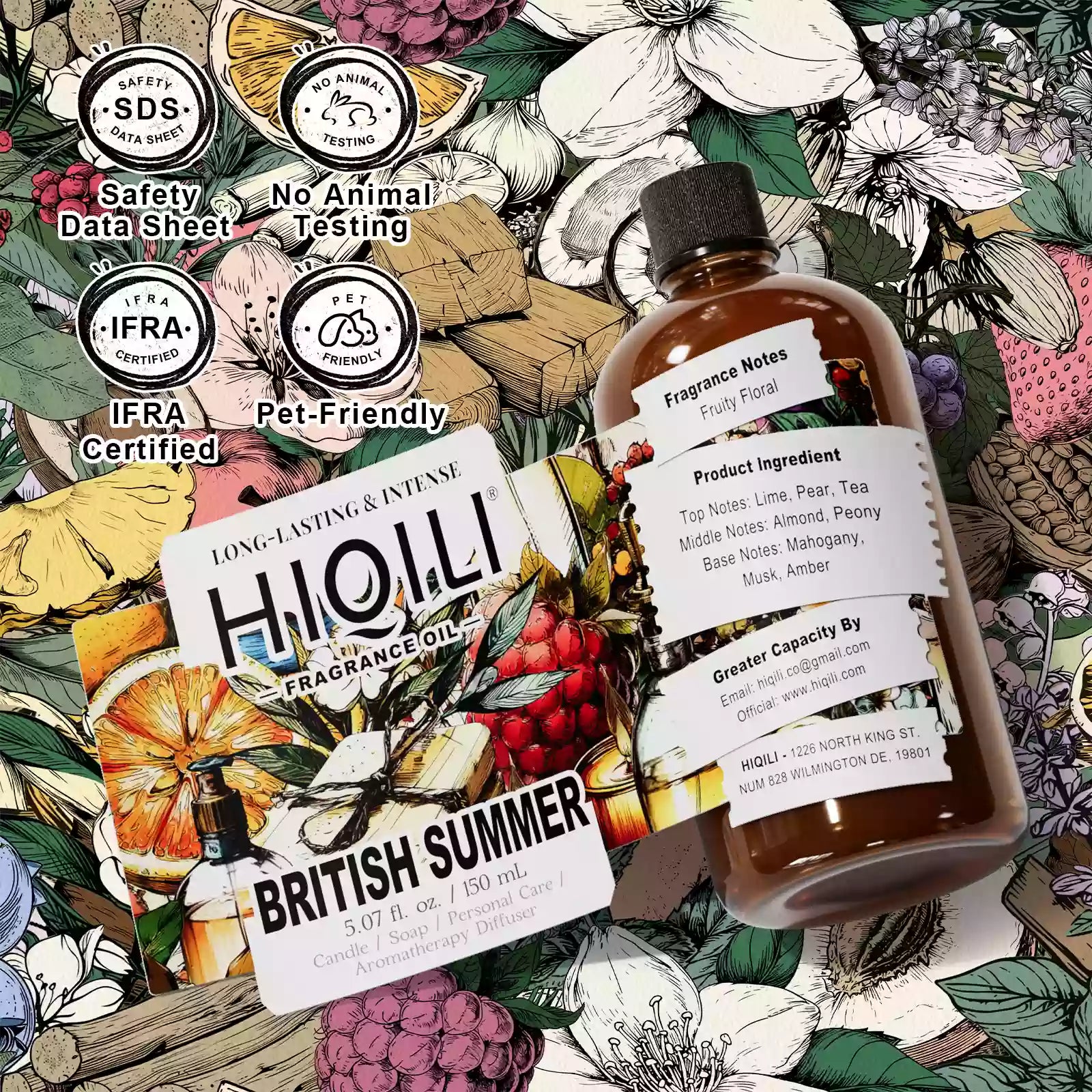 British Summer Fragrance Oil