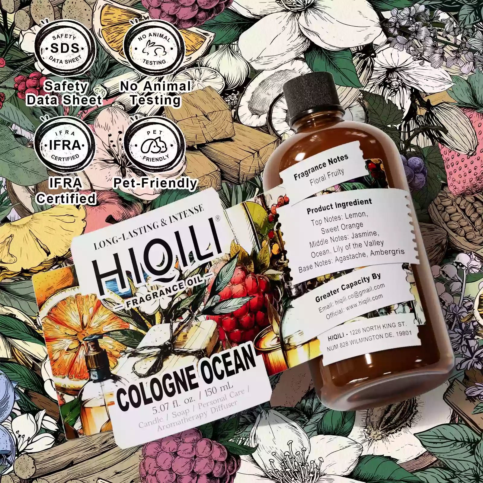 Cologne Ocean Fragrance Oil