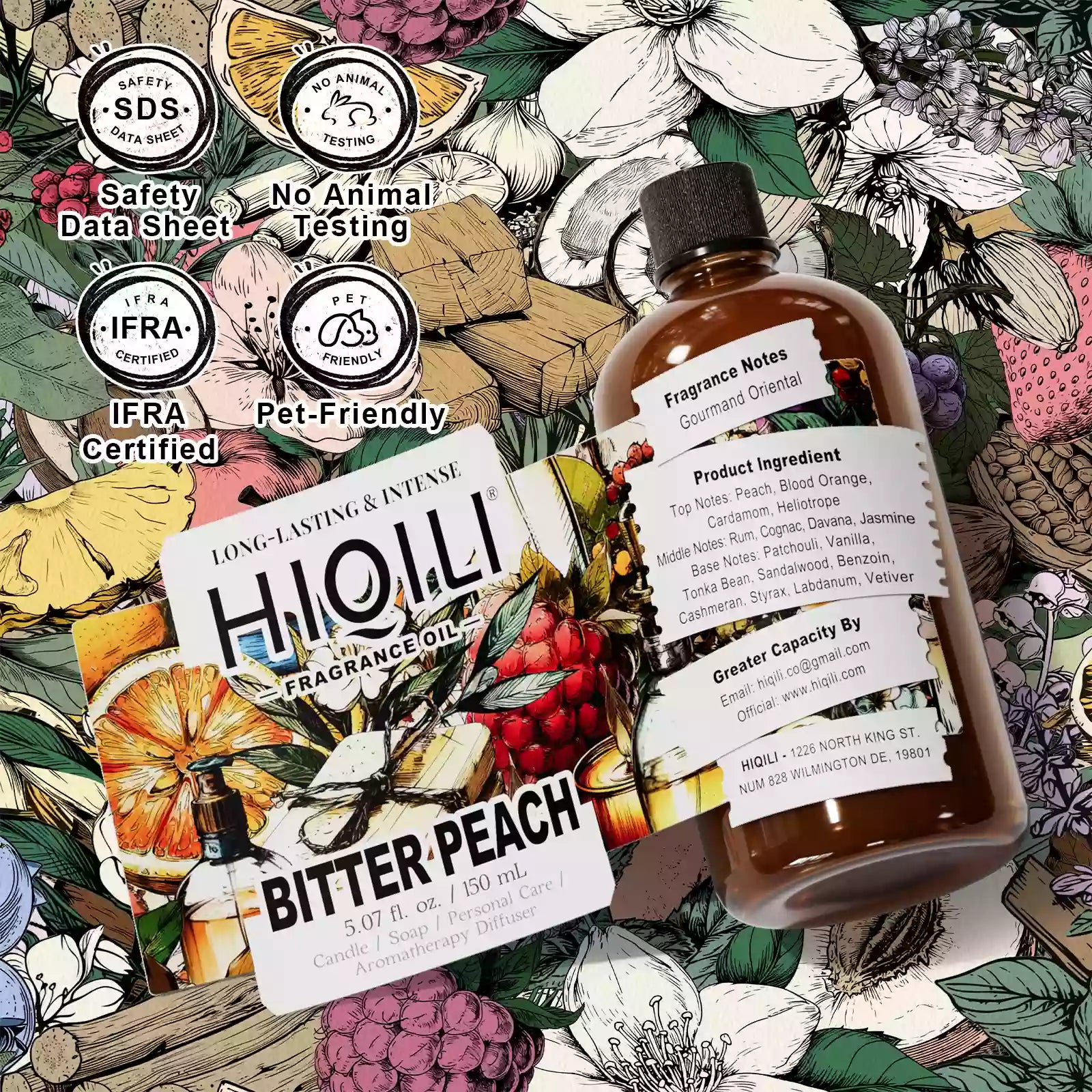 Bitter Peach Fragrance Oil