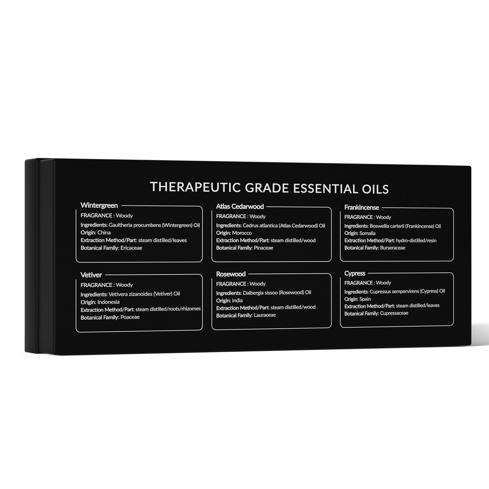 HIQILI Woodsy Essential Oil Set 6x10ml